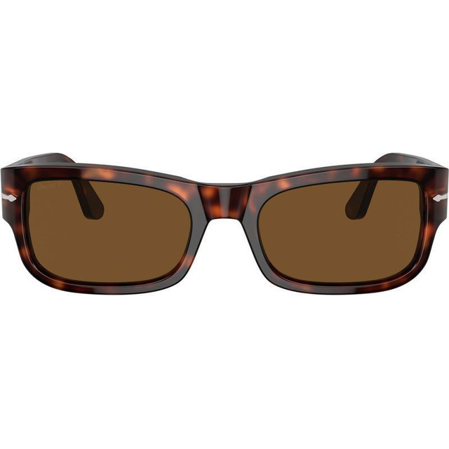 PO3326S - Havana/Brown Polarised Glass Lenses 54 Eye Size