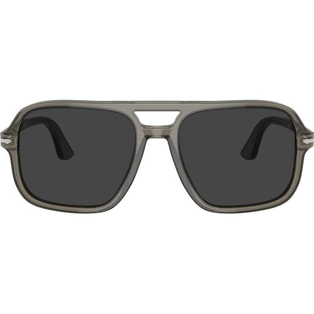 PO3328S - Smoke/Black Polarised Glass Lenses 55 Eye Size