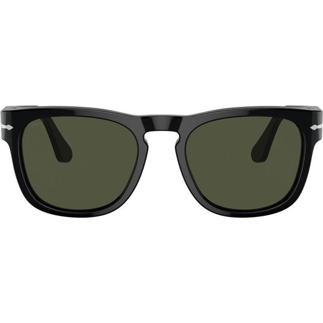 Elio PO3333S - Black/Green Glass Lenses 54 Eye Size