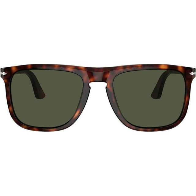 Persol PO3336S - Havana/Green Glass Lenses 54 Eye Size