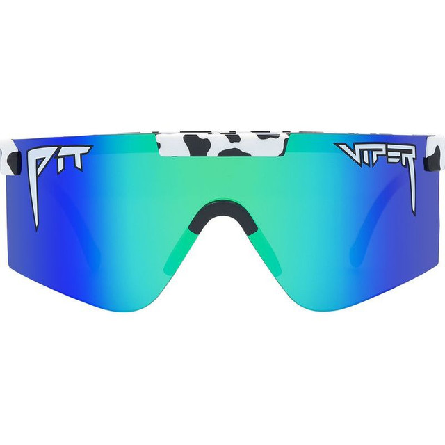 Pit Viper The 2000s - Cowabunga White/Blue Mirror Polarised Lenses