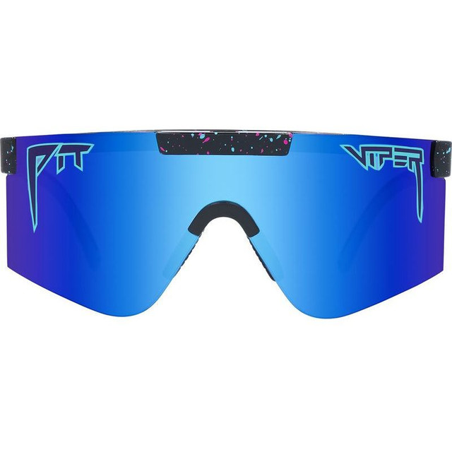 Pit Viper The 2000s - Hail Sagan Blue and Red Splatter/Blue Mirror Lenses