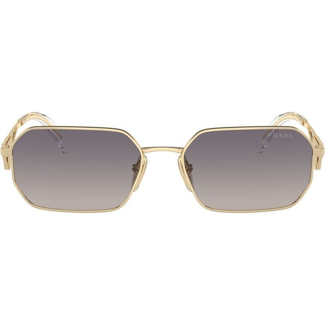 Prada PRA51S - Pale Gold/Blue and Silver Gradient Mirror Lenses