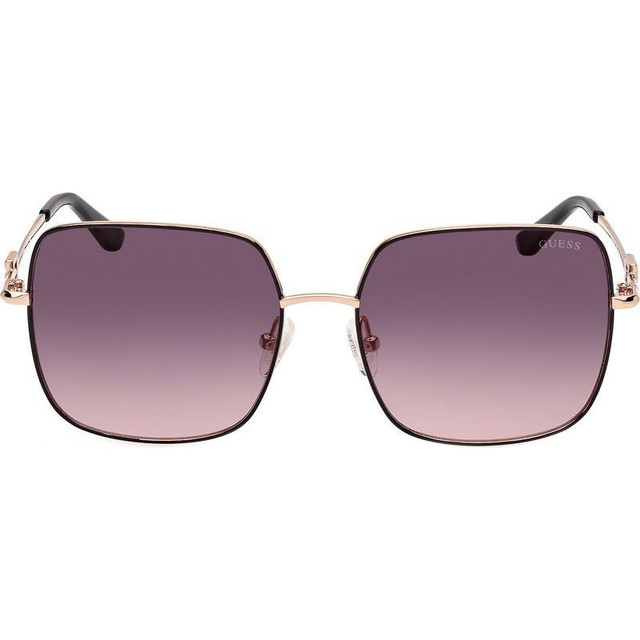 GU7906H - Black and Rose Gold/Smoke Gradient Lenses