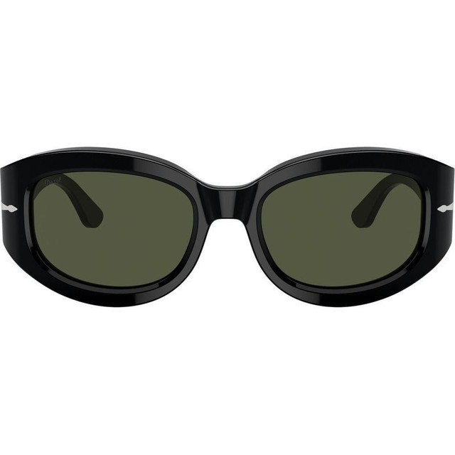 Persol PO3335S - Black/Green Glass Lenses