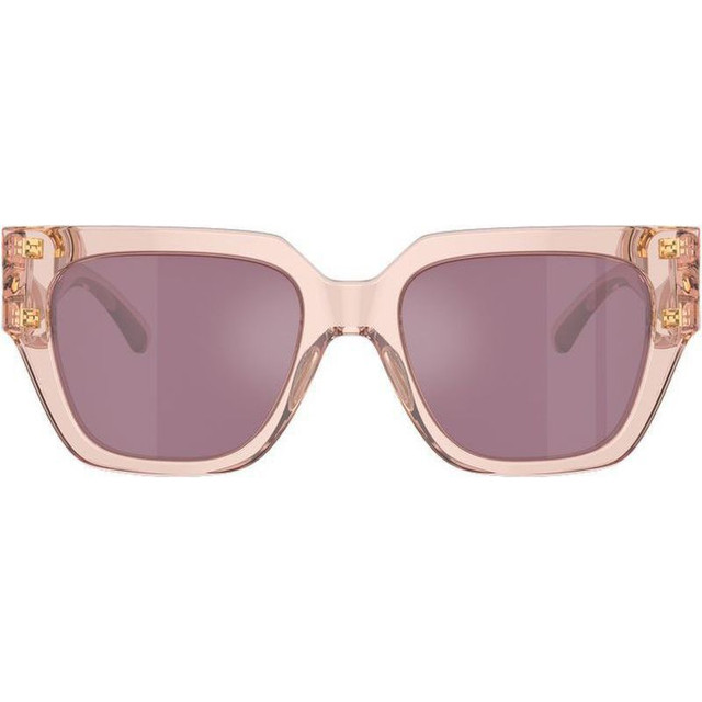 VE4409 - Transparent Pink/Violet Silver Mirror Lenses