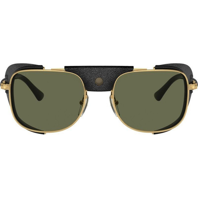 Persol PO1013SZ - Gold/Green Polarised Glass Lenses 55 Eye Size