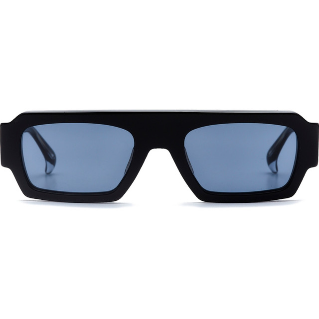 AM Eyewear Howie - Black/Navy Blue Lenses