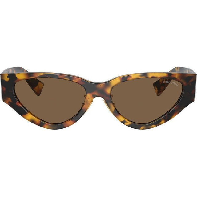 Miu Miu MU03ZS - Honey Havana/Dark Brown Lenses