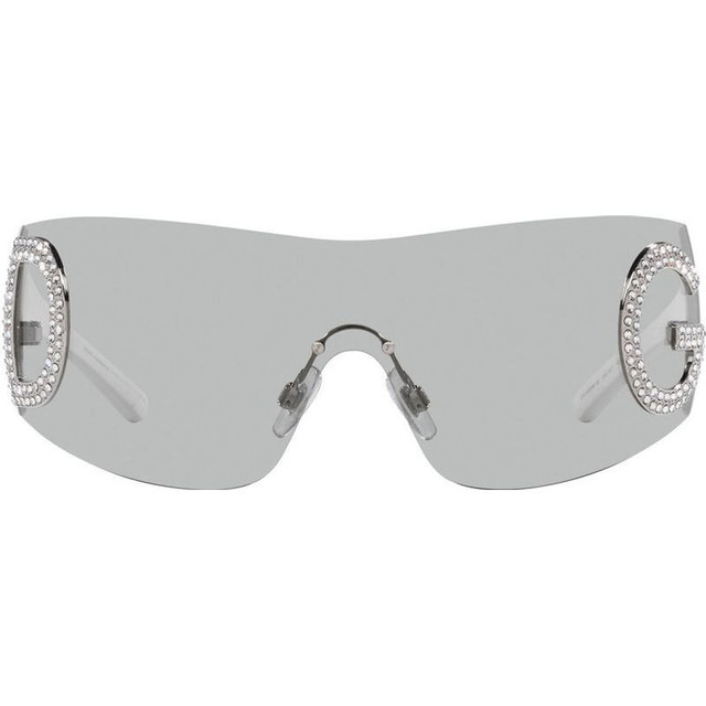 Dolce & Gabbana DG2298B - White/Light Grey Lenses