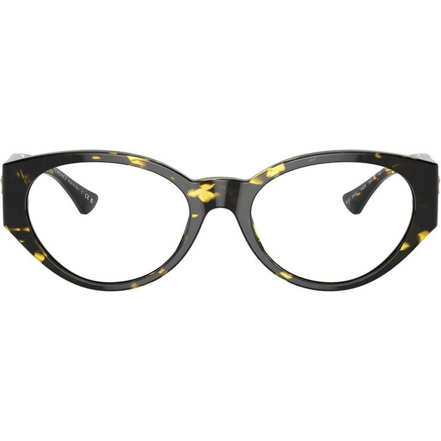 Versace Glasses VE3345 - Havana/Clear Lenses 54 Eye Size