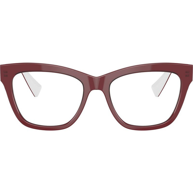 Miu Miu Glasses 03UV - Red/Clear Lenses 54 Eye Size
