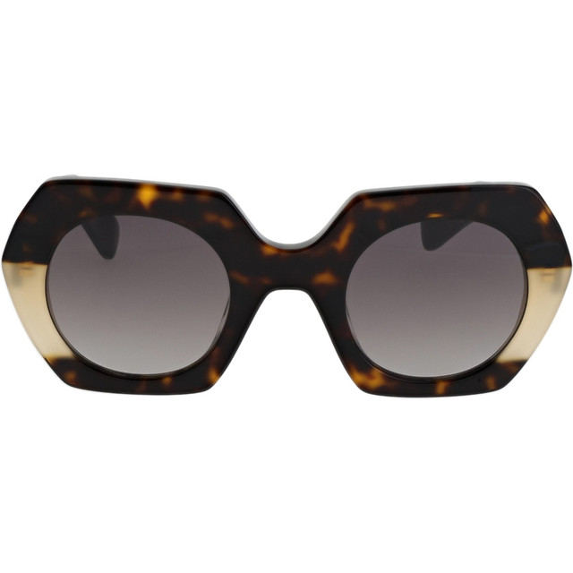 Kaleos Piaf - Dark Brown Tortoiseshell/Grey Gradient Lenses