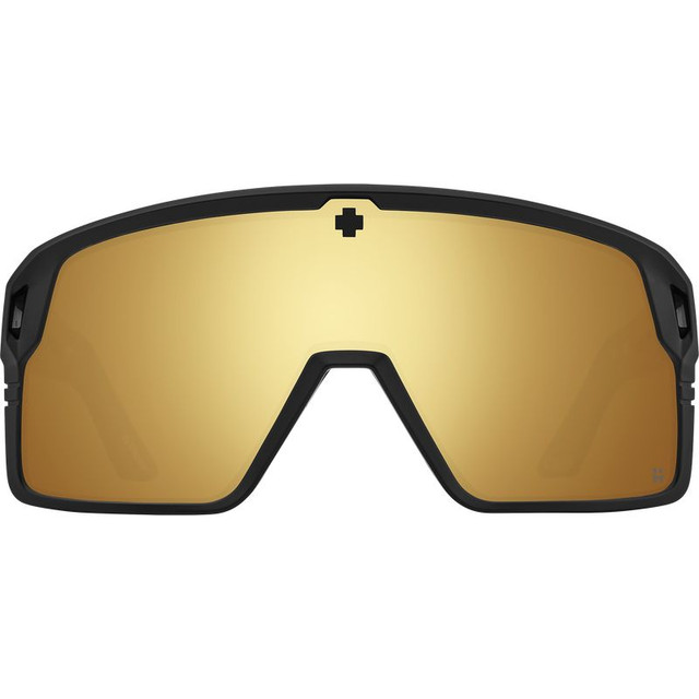 Spy Monolith - Soft Matte Black/HD+ Happy Bronze Gold Spectra Mirror Lenses