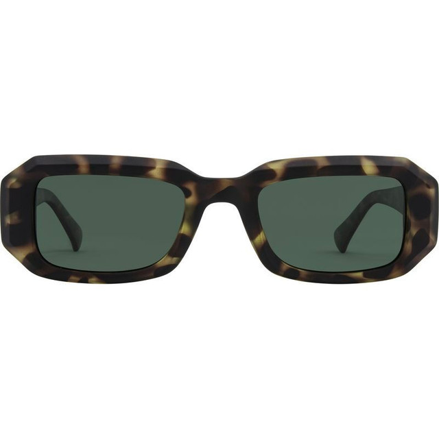 Asher - Matte Tort/Green Lenses