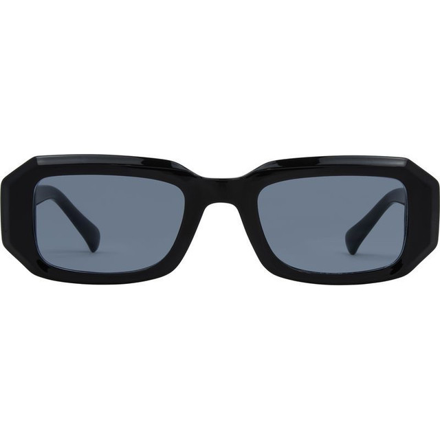 Asher - Gloss Black/Blue Tint Lenses