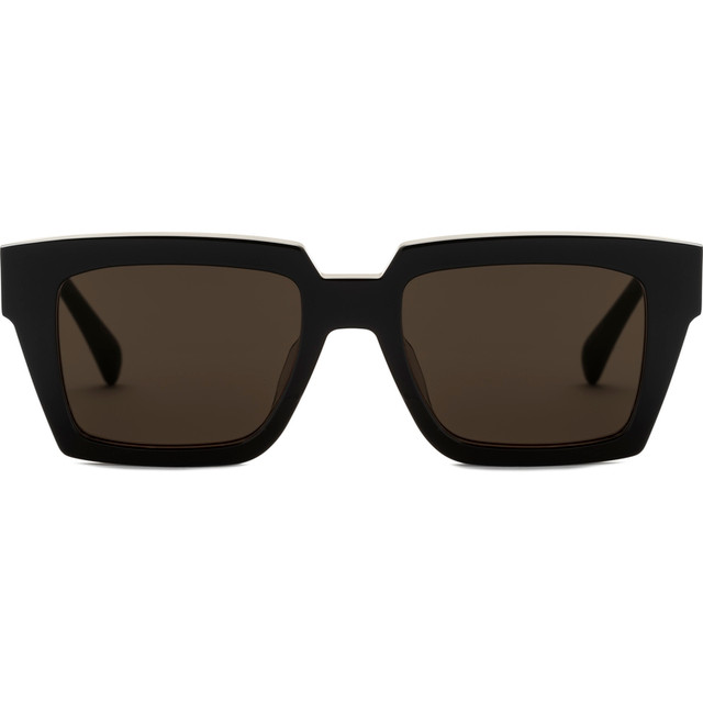 AM Eyewear Lukie Large - Black/Smoke Lenses