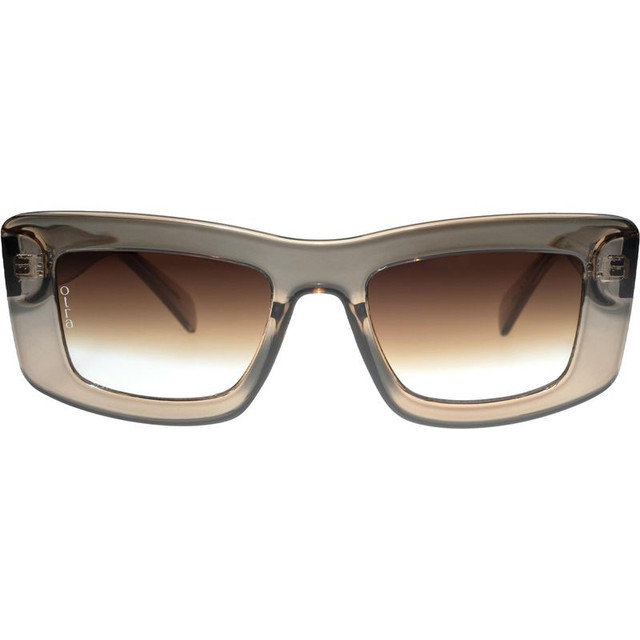 Marsha - Trans Olive/Brown Gradient Lenses