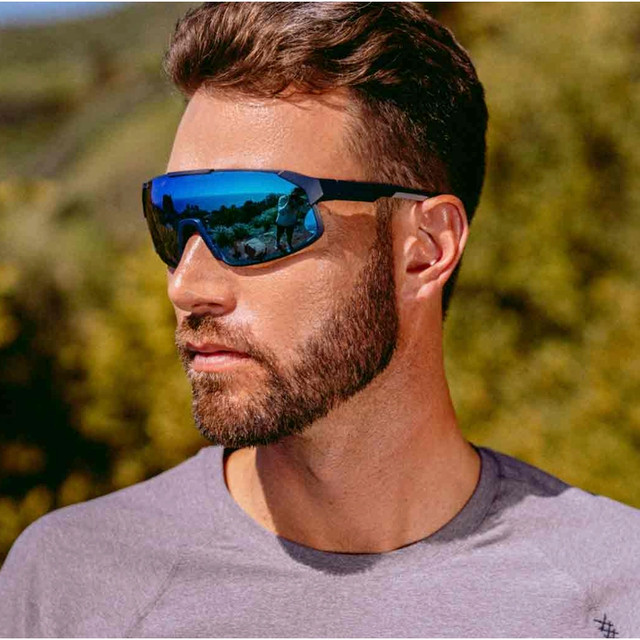 Polar - Matte Navy/Blue Water Mirror Photochromic Polarised Lenses