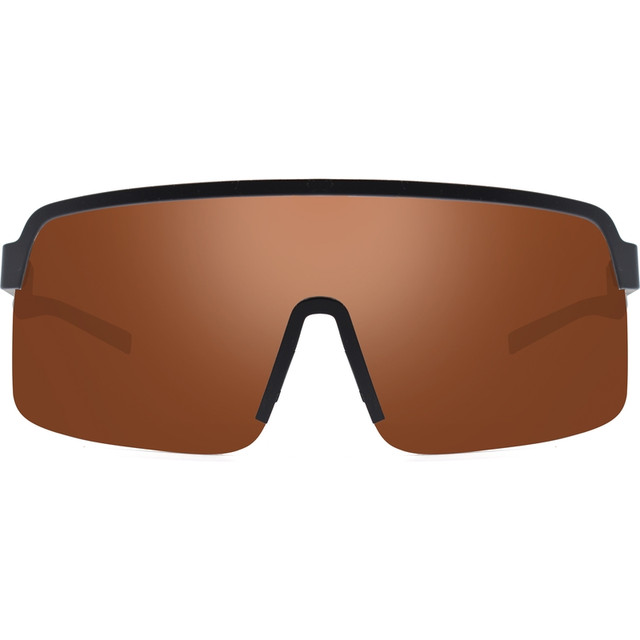 Revo Omega - Matte Black/Drivers Silver Flash Mirror Polarised Lenses