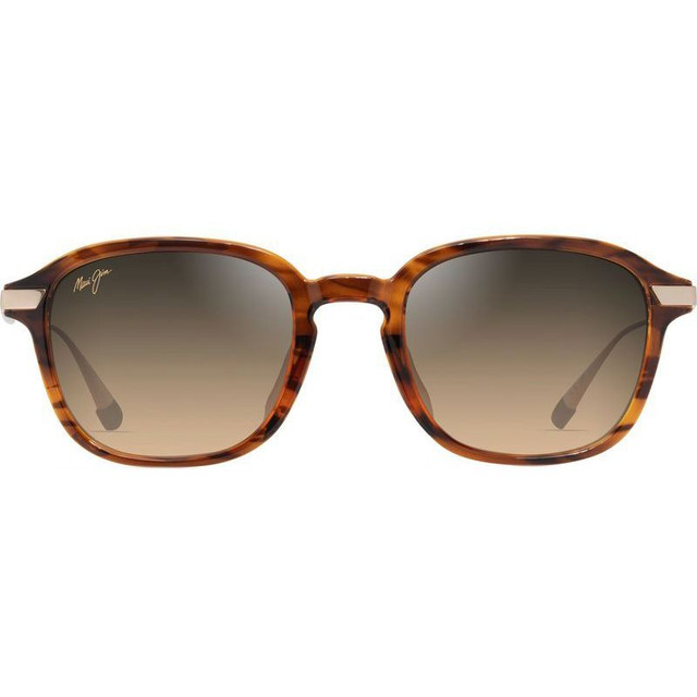 Ka'ouo Alt Fit - Shiny Dark Havana and Gold/HCL Bronze Polarised Lenses