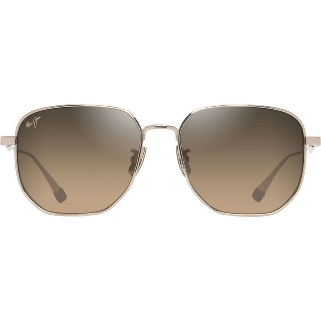 Maui Jim Lewalani Alt Fit - Shiny Light Gold/HCL Bronze Polarised Lenses