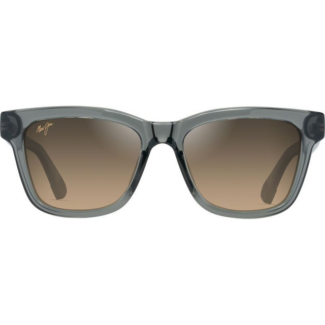 Maui Jim Hanohano - Shiny Transparent Dark Grey/HCL Bronze Glass Polarised Lenses