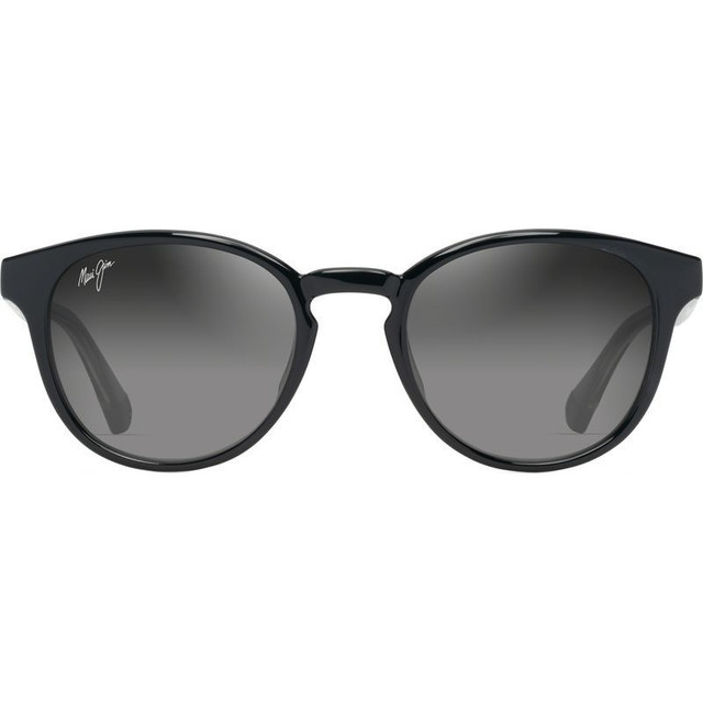 Maui Jim Hiehie - Shiny Black with Transparent Grey/Neutral Grey Polarised Glass Lenses