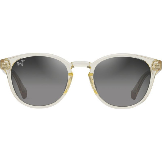 Hiehie - Shiny Transparent Yellow/Neutral Grey Polarised Glass Lenses