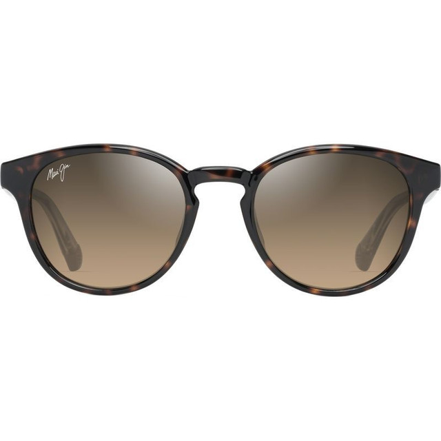 Hiehie - Shiny Dark Havana with Transparent Yellow/HCL Bronze Polarised Glass Lenses