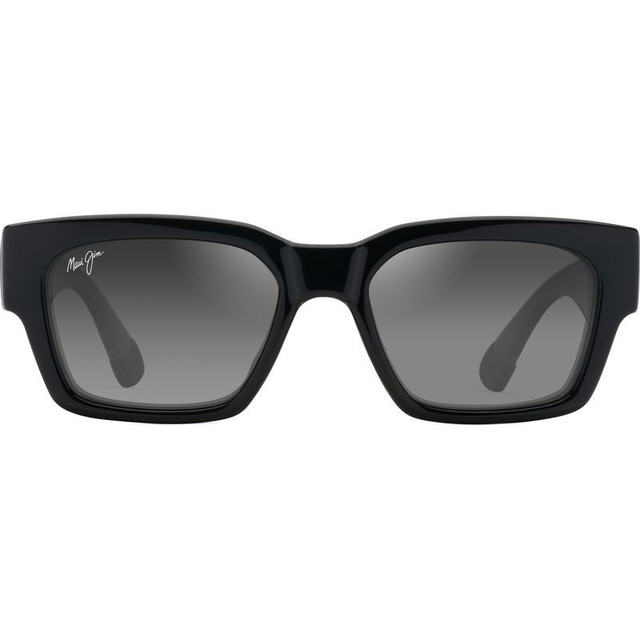 Kenui - Shiny Black with Transparent Grey/Neutral Grey Polarised Glass Lenses