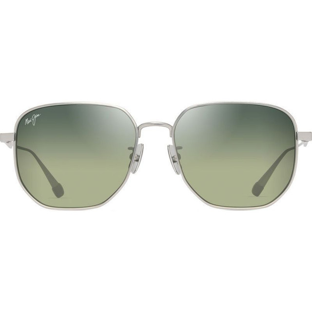 Maui Jim Lewalani Alt Fit - Matte Silver/Maui HT Polarised Lenses