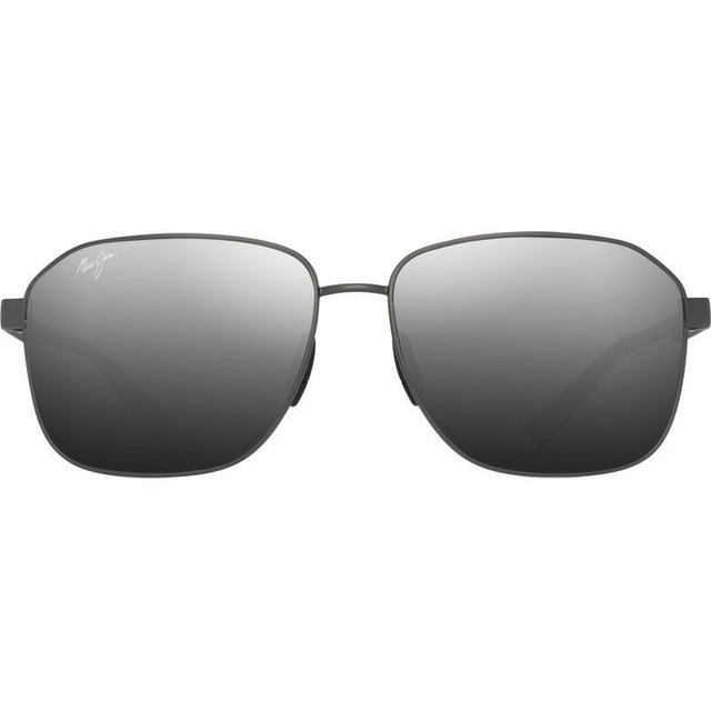 Onipa'a Alt Fit - Matte Gunmetal and Black/Silver Black Gradient Mirror Polarised Glass Lenses