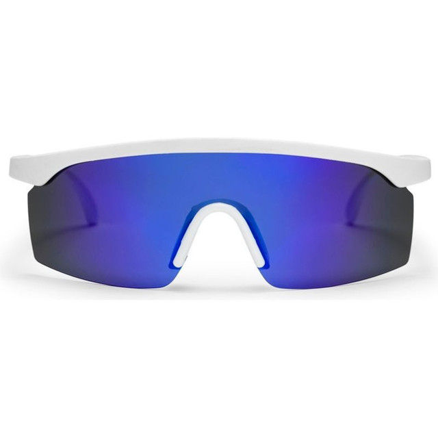 Lelle - White/Blue Mirror Polarised Lenses