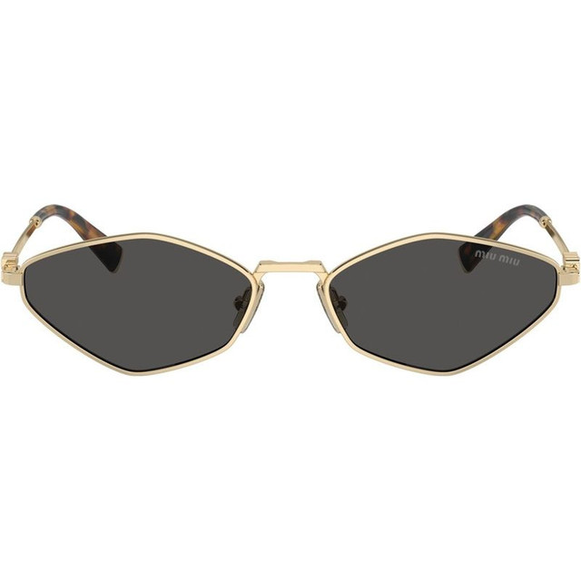 Miu Miu MU56ZS - Pale Gold/Dark Grey Lenses