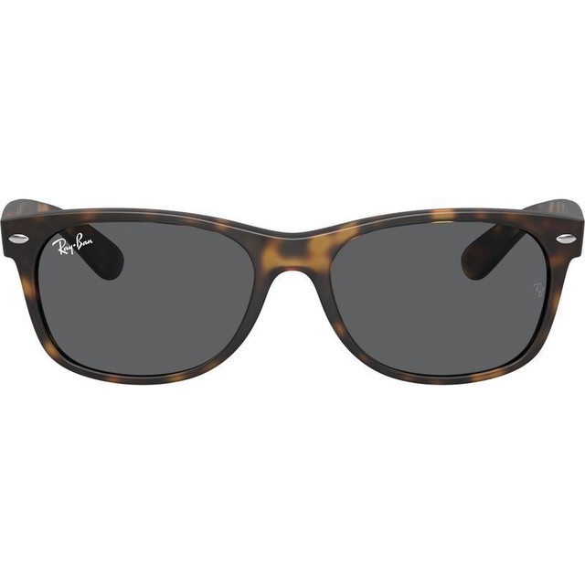 New Wayfarer Classic RB2132 - Rubber Havana/Dark Grey Glass Lenses 52 Eye Size