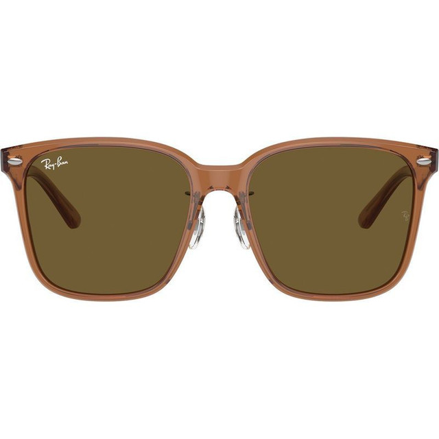 Ray-Ban RB2206D - Transparent Brown/Dark Brown Lenses