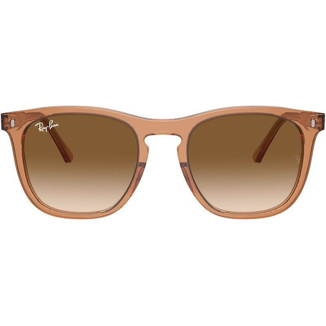 Ray-Ban RB2210 - Transparent Brown/Brown Clear Gradient Glass Lenses