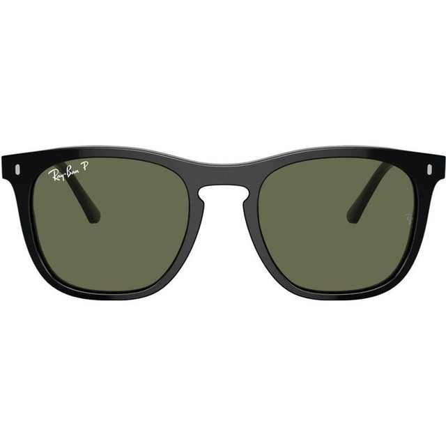 Ray-Ban RB2210 - Black/Green Polarised Glass Lenses