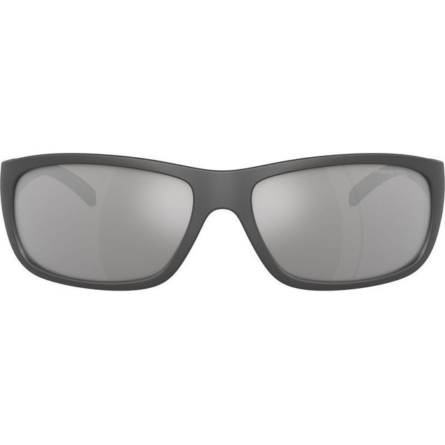 Arnette Uka-Uka AN4290 - Matte Medium Grey/Light Grey Silver Mirror Lenses