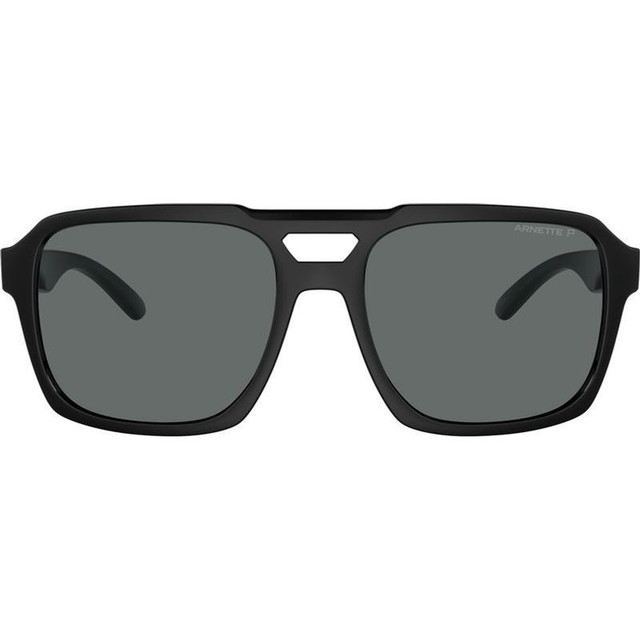 Keia AN4339 - Shiny Matte Recycled Black/Dark Grey Polarised Lenses