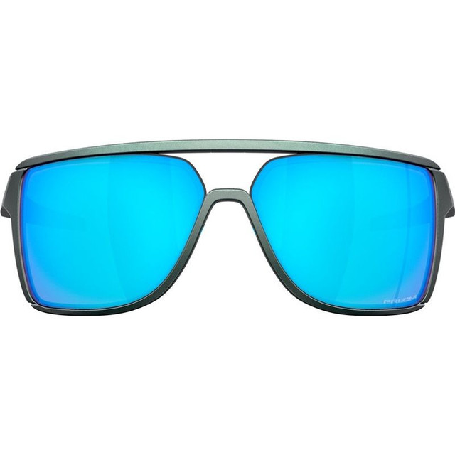 Castel - Matte Silver and Blue Colourshift/Prizm Sapphire Lenses