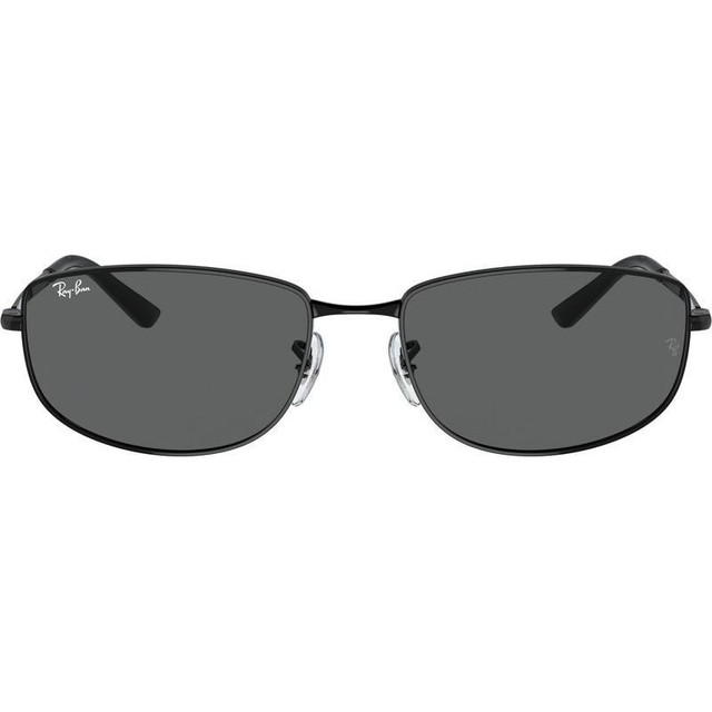 RB3732 - Black/Dark Grey Glass Lenses 56 Eye Size