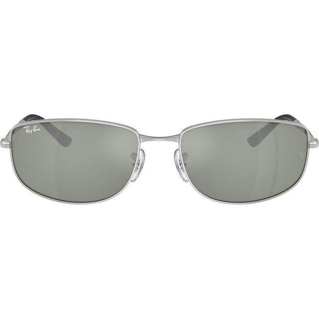 Ray-Ban RB3732 - Silver/Green Silver Mirror Glass Lenses 59 Eye Size