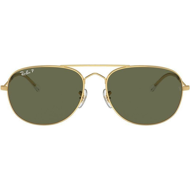 Ray-Ban Bain Bridge RB3735 - Arista Gold/Green Polarised Glass Lenses 60 Eye Size