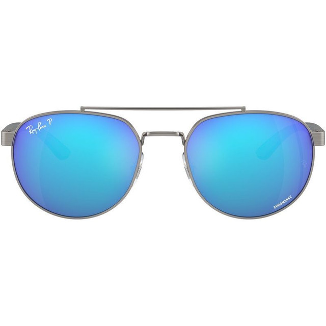 Ray-Ban Chromance RB3736CH - Gunmetal/Green Blue Mirror Polarised Lenses