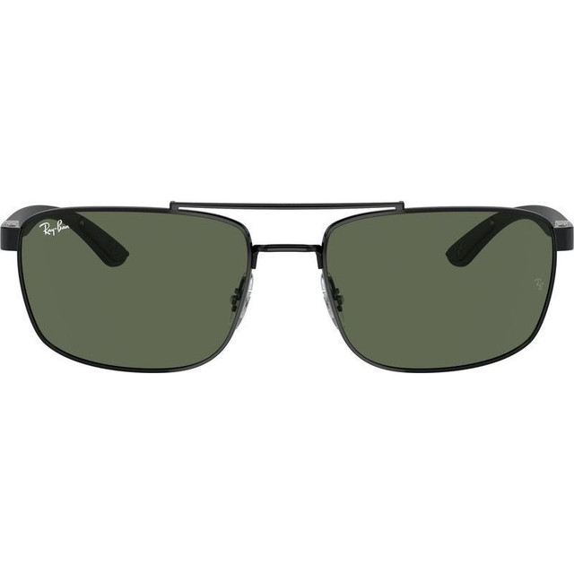 RB3737 - Black/Dark Green Lenses