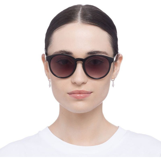 Fiorelli Heatwave - Black/Warm Smoke Gradient Lenses