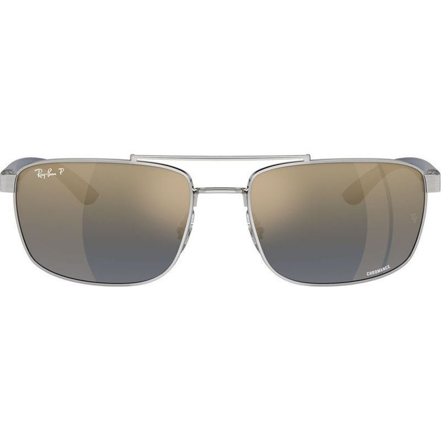 Chromance RB3737CH - Silver/Blue Gold Mirror Polarised Lenses