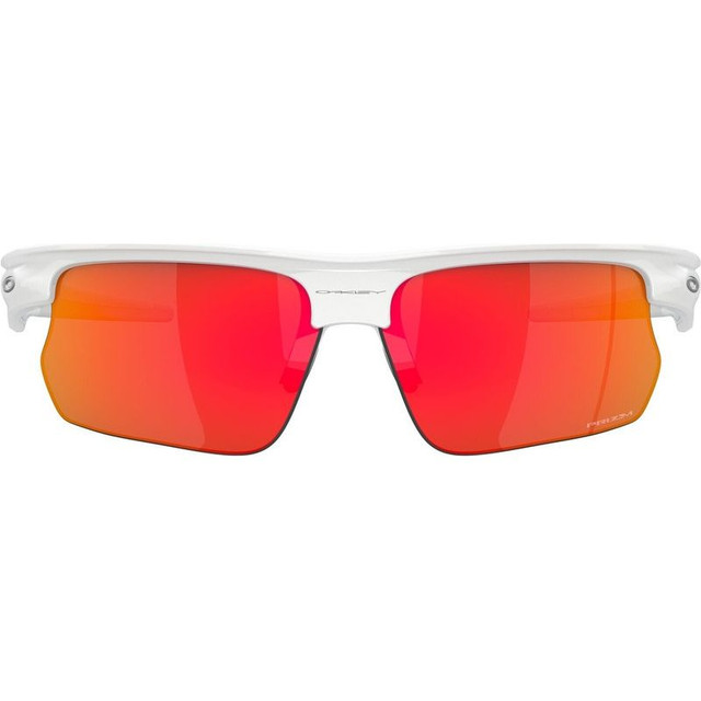 BiSphaera - Polished White/Prizm Ruby Mirror Lenses